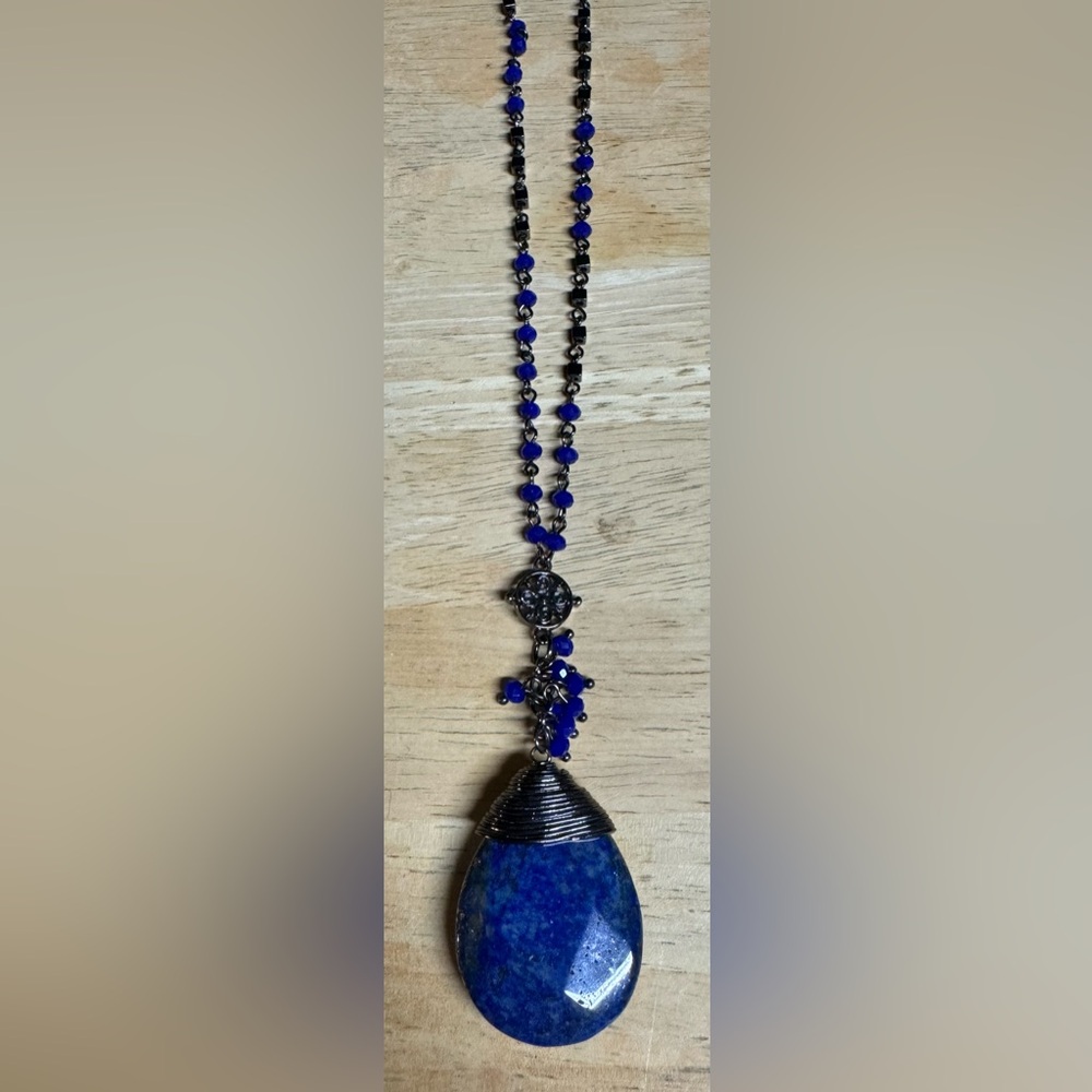 Blue Boho Necklace